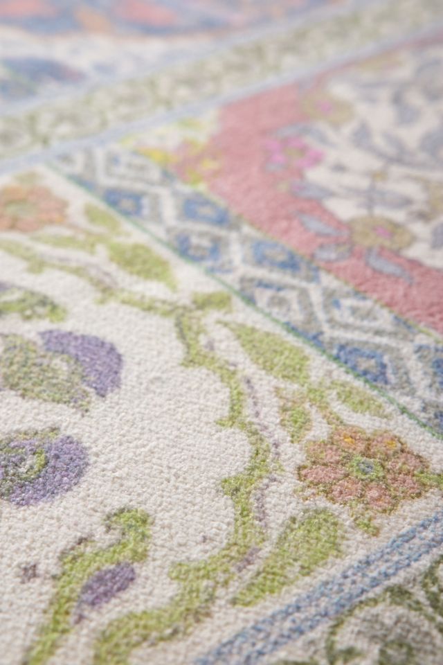 Ilona Floral Tile Printed Rug #2
