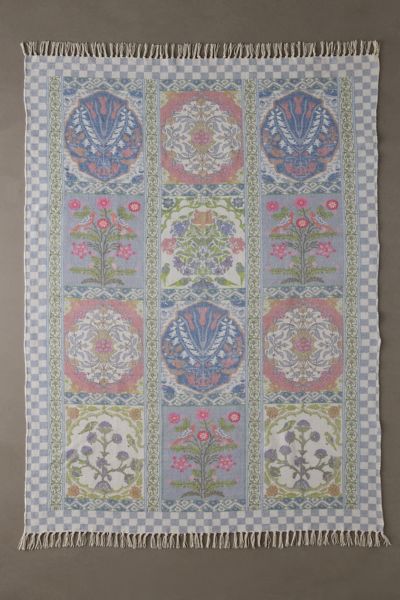 Ilona Floral Tile Printed Rug