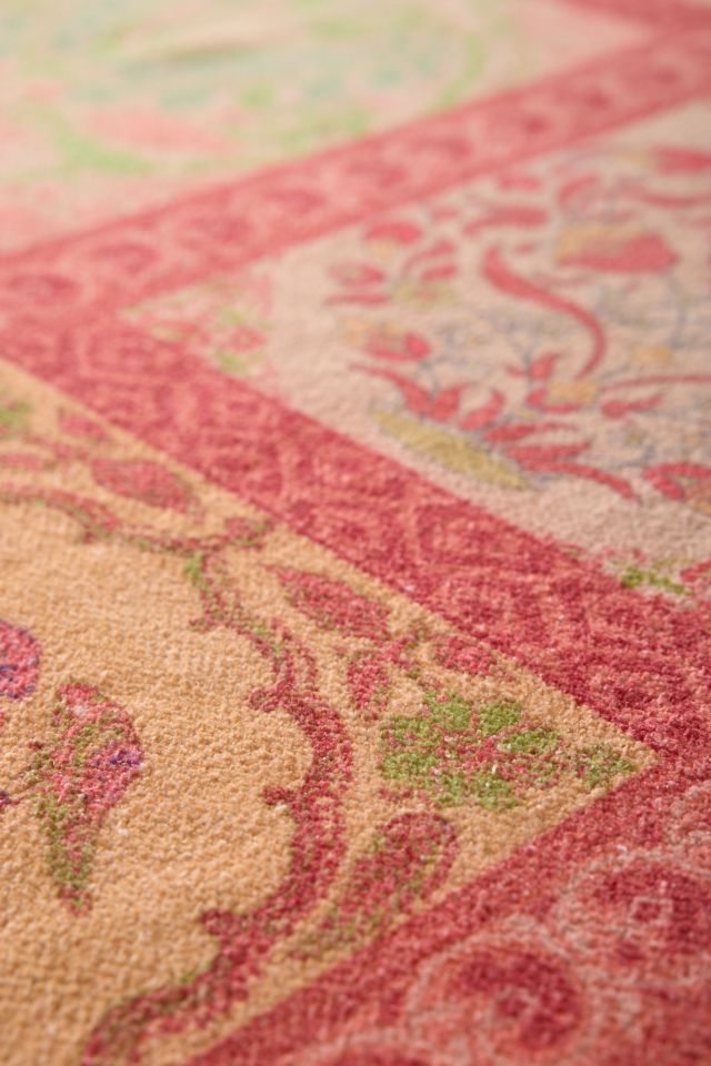 Ilona Floral Tile Printed Rug #2