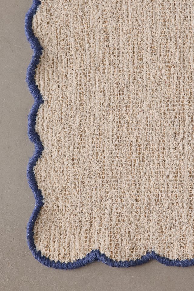 Lily Scalloped Edge Jute Rug #3