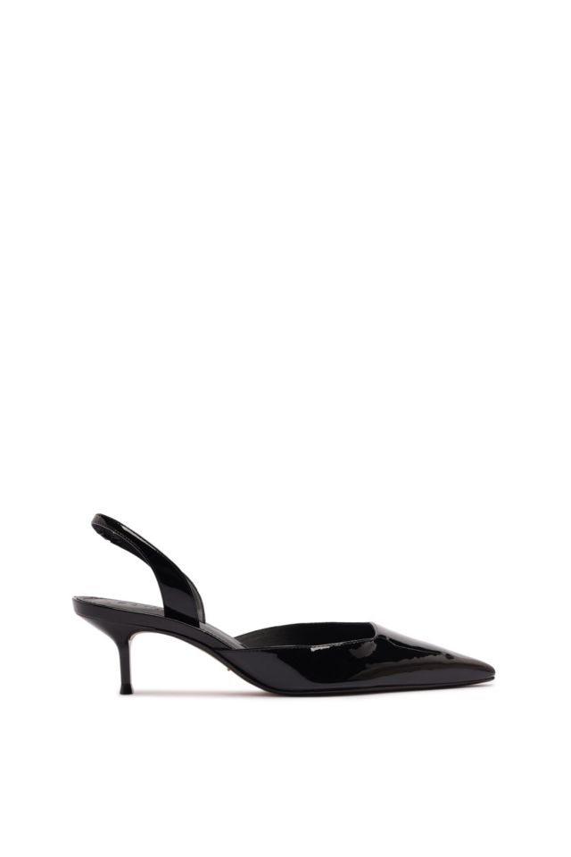 Schutz Paola Leather Mid Kitten Heel #4