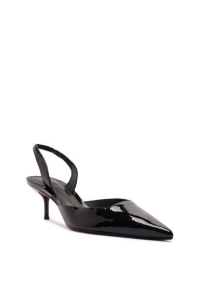 Schutz Paola Leather Mid Kitten Heel