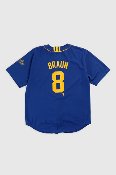 Vintage Milwaukee Brewers MLB Jersey 004