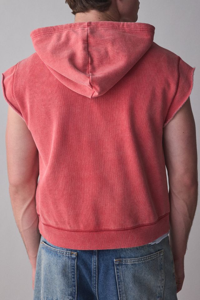 BDG Bonfire Cutoff Cropped Hoodie Sweatshirt #2