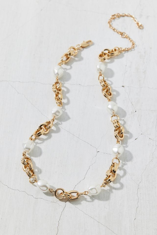 Napoli Pearl Chain Necklace #1