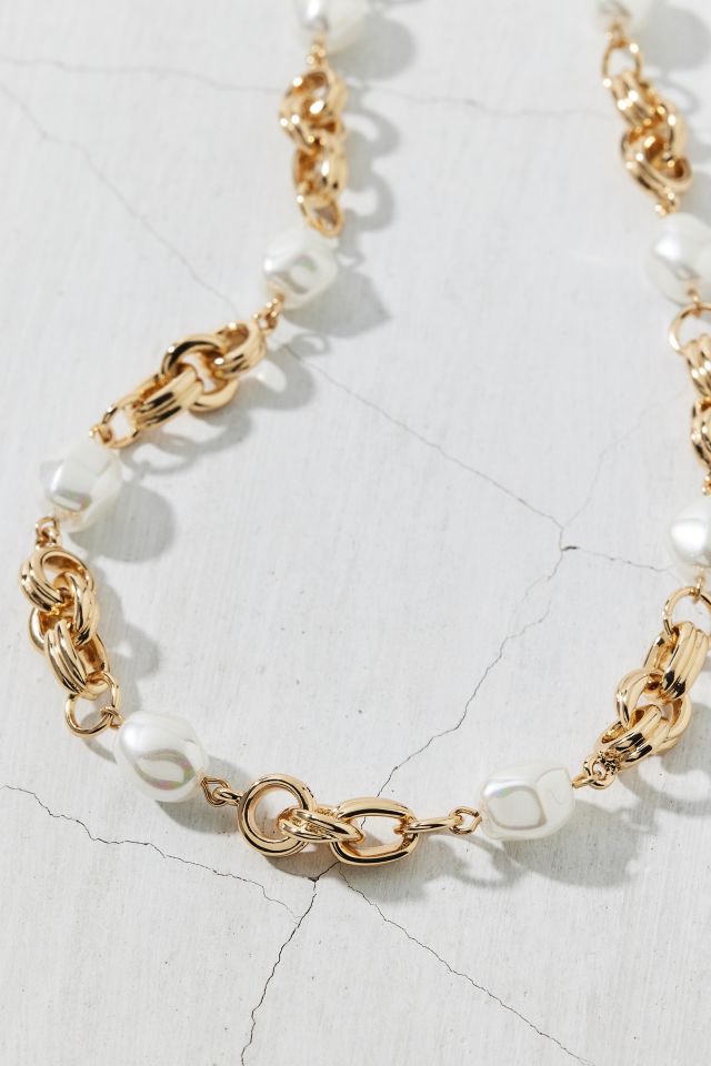 Napoli Pearl Chain Necklace #2