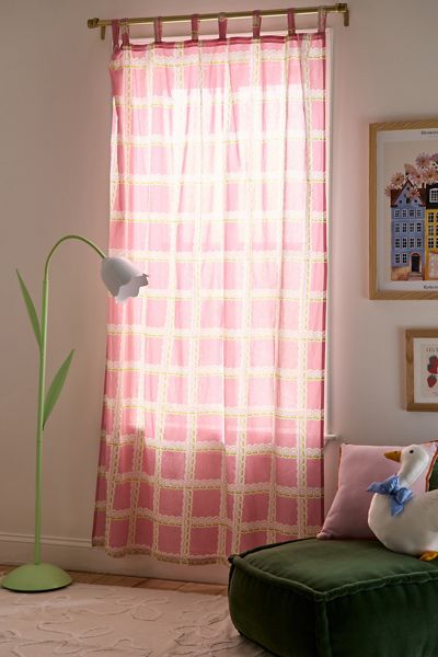 Panneau de Fenêtre à Motif Quadrillé Briar