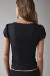Motel Ilias Lace-Trim Corset Top