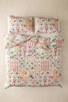 Porto Tile Patterned Duvet Cover Set