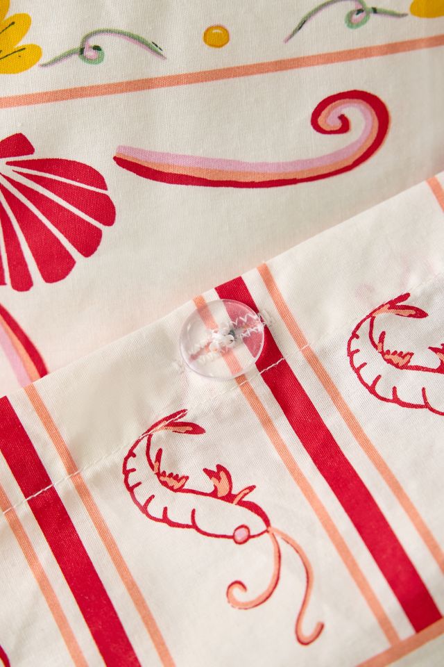 Porto Tile Patterned Duvet Cover Set