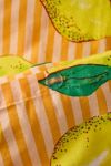 Lemon Graphic Stripe Patterned Duvet Set