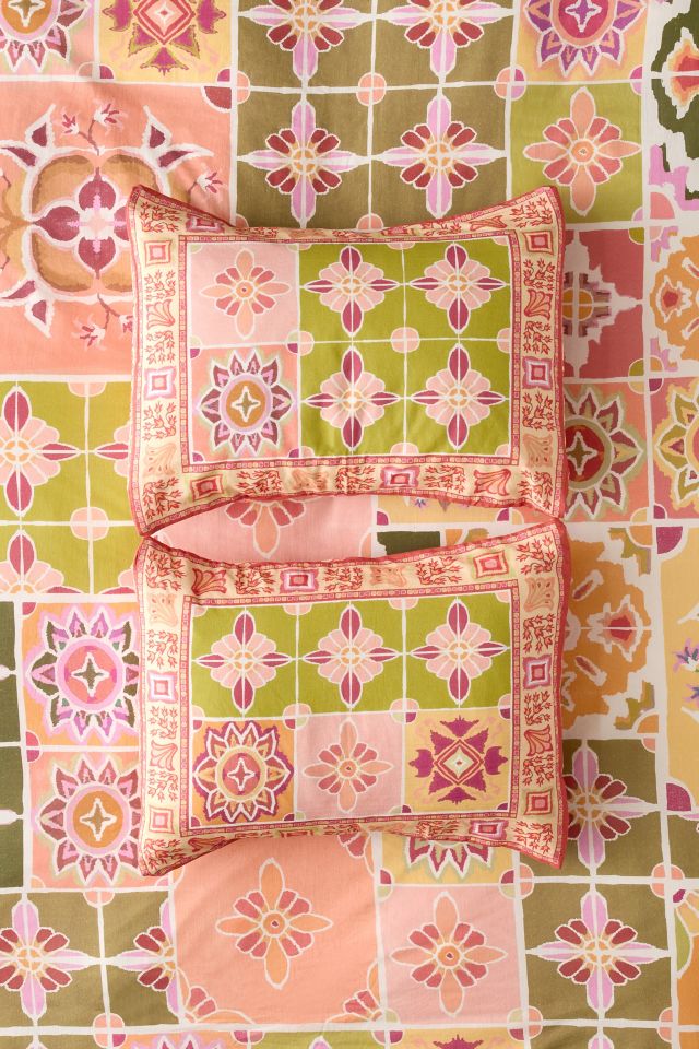 Izzy Tile Patterned Sham Set #1