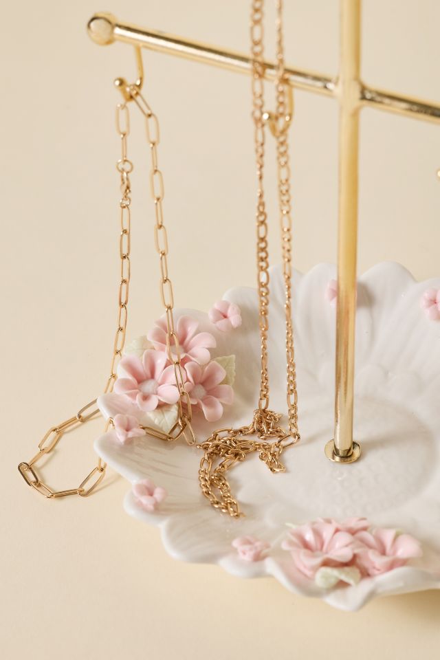 Ornate Icon Ceramic Jewelry Stand #1