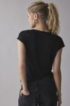 UO Zoe Keyhole Scoop Neck Cropped Top