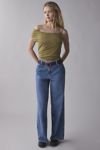 UO Daria Asymmetrical One-Shoulder Cropped Top