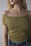 UO Daria Asymmetrical One-Shoulder Cropped Top