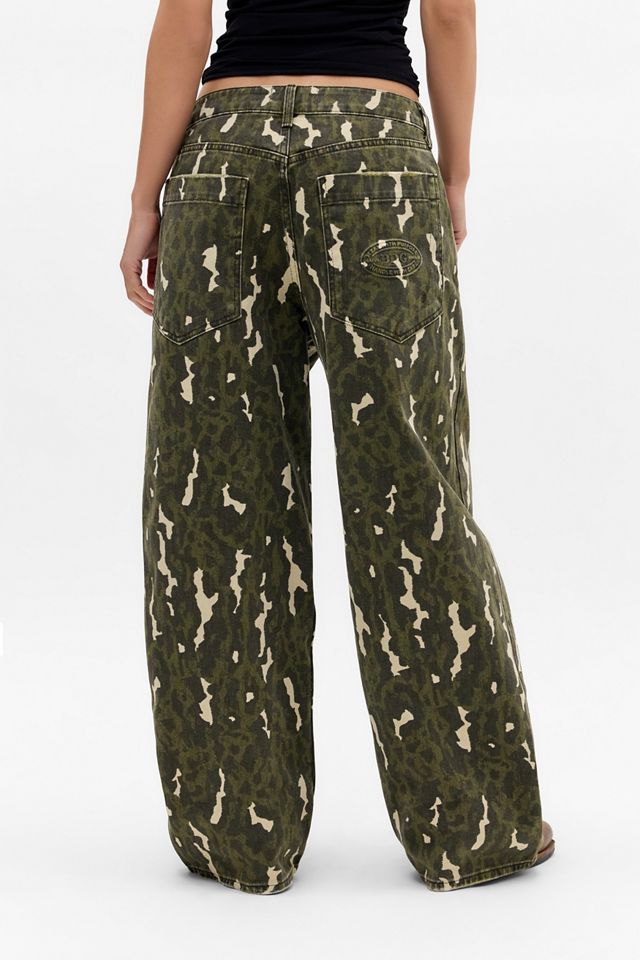 BDG Jaya Animal Camo Baggy Boyfriend Jeans #1