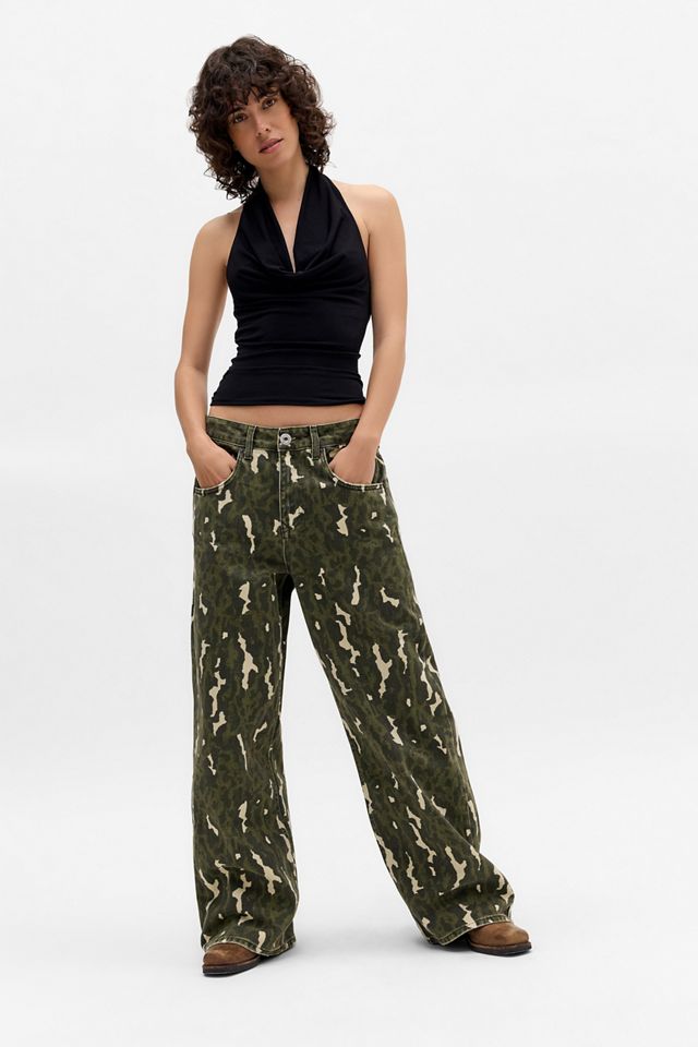 BDG Jaya Animal Camo Baggy Boyfriend Jeans #3
