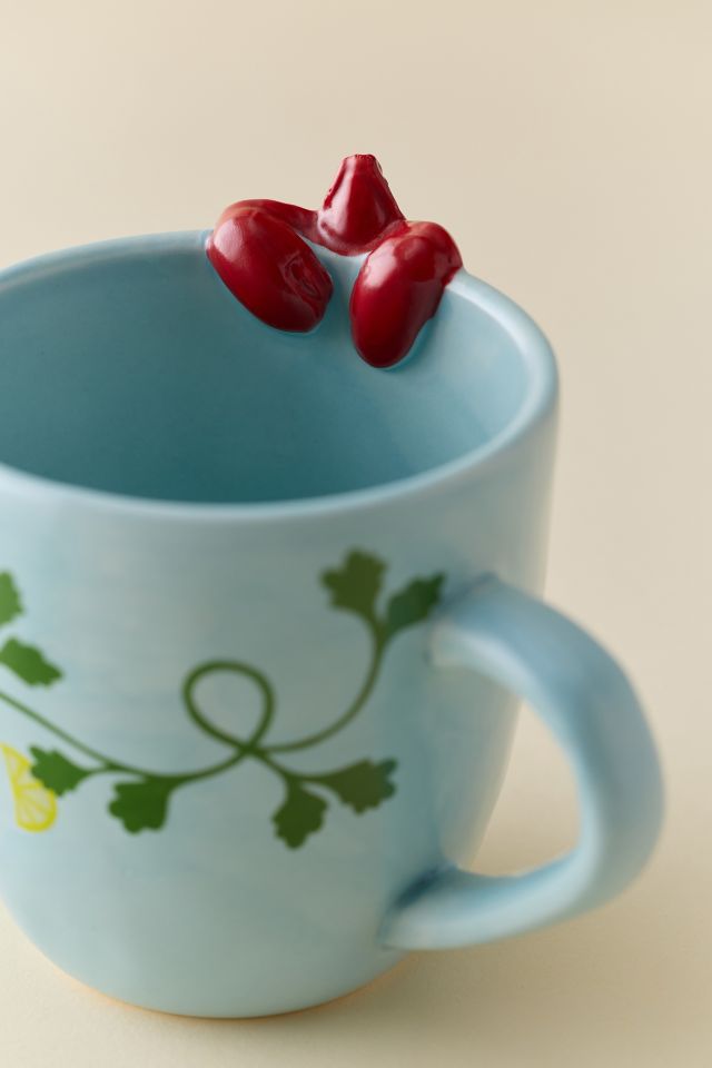 Hanging Lobster Ceramic Mug #1