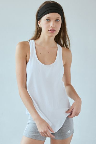 Shop Out From Under Tessa Twisted Racerback Tank Top In White, Women's At Urban Outfitters