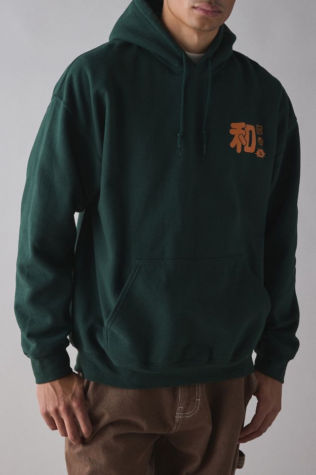 Fuji Japan Graphic Hoodie Sweatshirt | Urban Outfitters