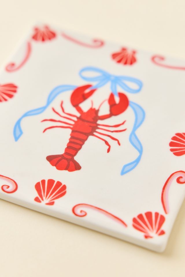 Graphic Ceramic Trivet #2