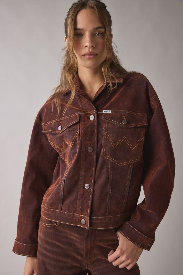 Wrangler Cowboy Cut® Velour Finish Denim Jacket #2