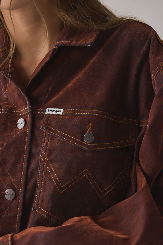 Wrangler Cowboy Cut® Velour Finish Denim Jacket #3