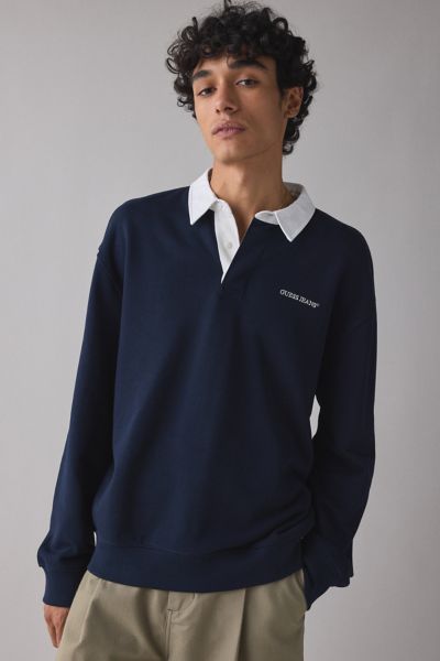 GUESS JEANS Classic Long Sleeve Rugby Sweatshirt