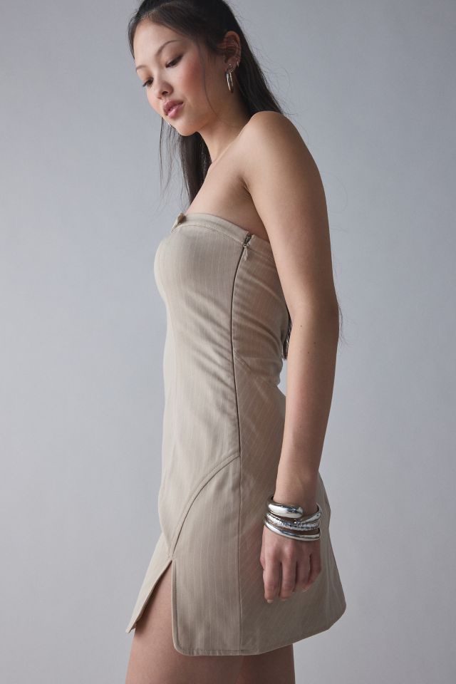 by.DYLN Layla Belted Keyhole Cutout Strapless Mini Dress #2