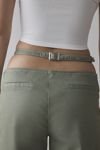 by.DYLN Rhomona Cutout Belted Canvas Jort