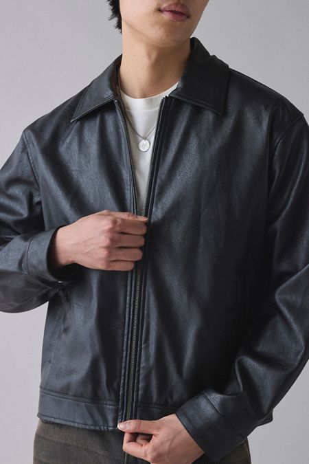Vintage 70s Yamaha Leather Riders' Jacket | Urban Outfitters Vintage 70s Yamaha Leather Riders' Jacket | Urban Outfitters