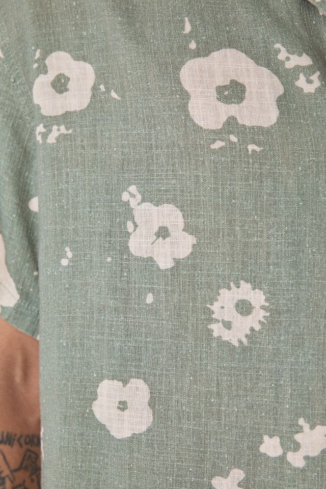 Chemise à manches courtes à motif floral éclaboussé The Critical Slide Society #3