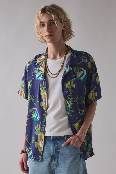 The Critical Slide Society Gilligan Patterned Resort Shirt