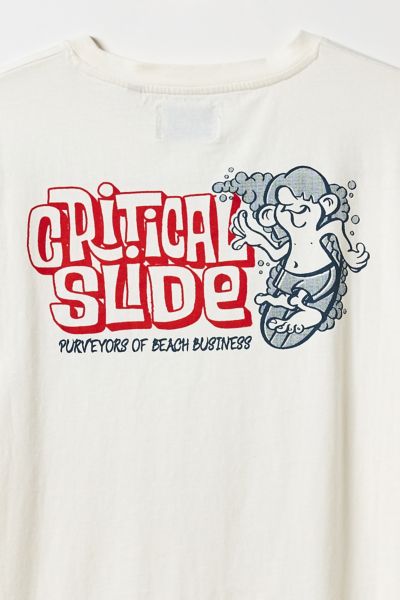 The Critical Slide Society Heritage Graphic Tee In White, Men's At Urban Outfitters