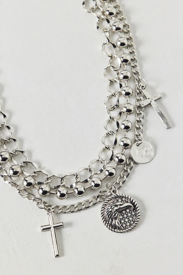 Memphis Ball Bead Layered Necklace #1
