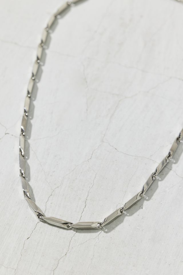 Angular Stainless Steel Chain Necklace #1