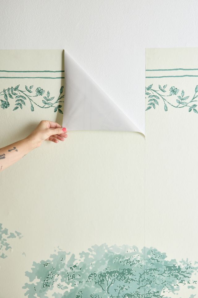 UO Home Goose Toile Removable Wall Mural