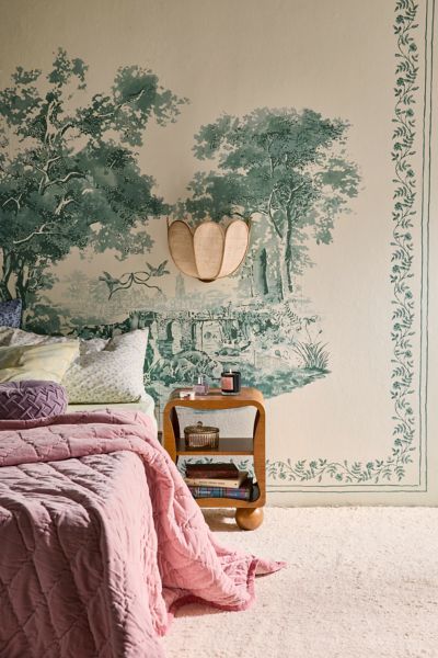 UO Home Goose Toile Removable Wall Mural