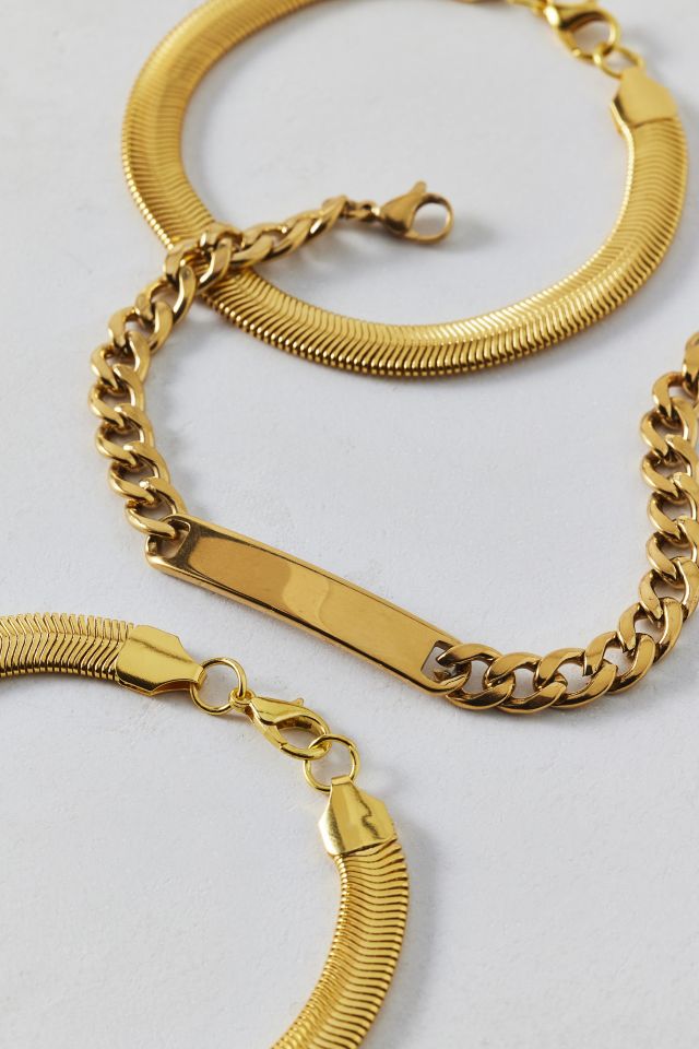 Essential Stainless Steel Chain Bracelet Set #1