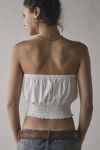 UO Maris Ruched Bubble Tube Top