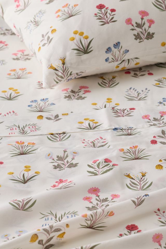  Petite Fleur Brushed Cotton Sheet Set #1