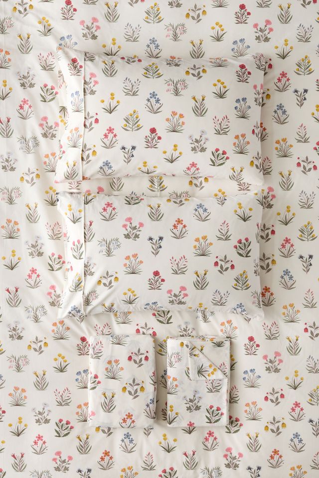 Petite Fleur Brushed Cotton Sheet Set #2