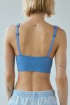 Out From Under Kaylor Lace Jacquard Seamless Knit Plunge Bra Top