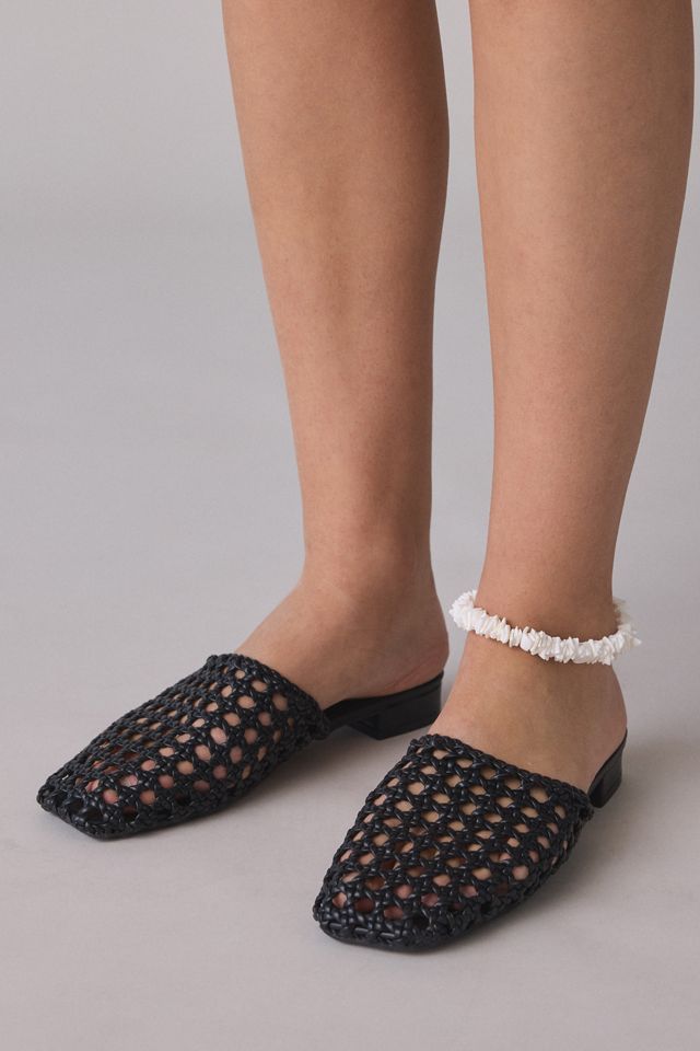 Azalea Wang Kismet Woven Mesh Mules #1