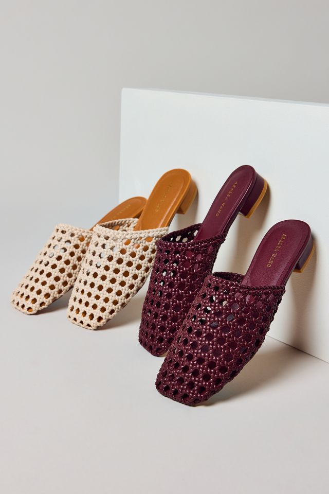 Azalea Wang Kismet Woven Mesh Mules #3