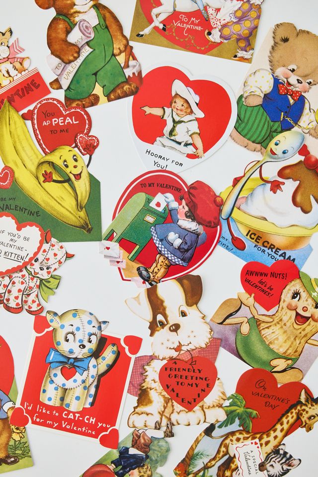 Retro Valentine’s Day Card Set #1