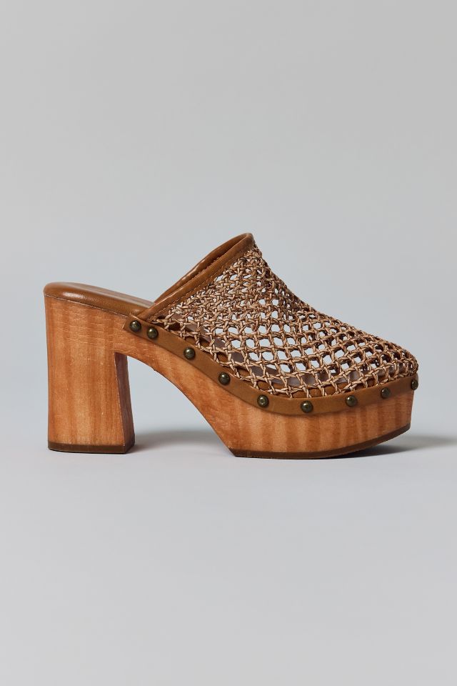 Azalea Wang Ameenah Wooven High Heeled Clog #2