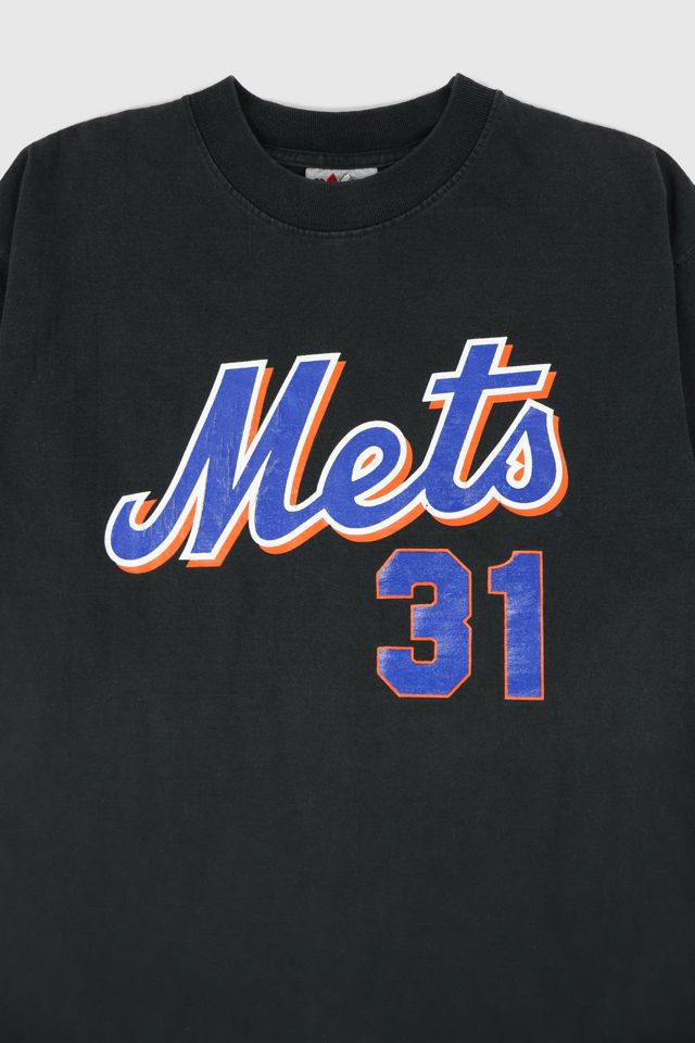 Mitchell & Ness Mike Piazza pour hommes New York Mets Big & Tall Cooperstown Collection Maillot d'entraînement au bâton en maille