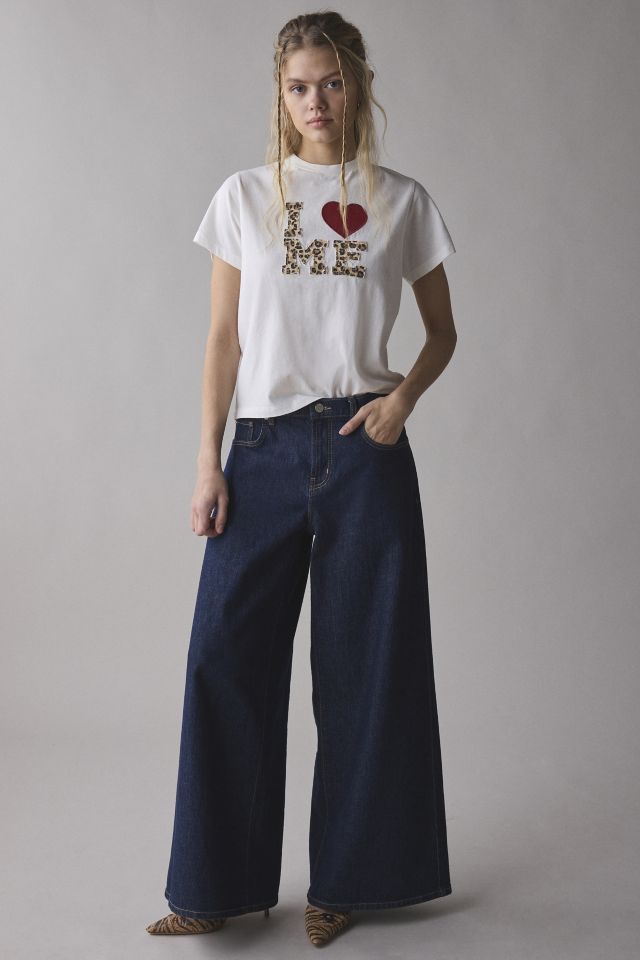 I Heart Me Applique Graphic Slim Tee #1